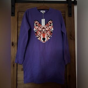 New Hug me after purple long sweater dress foxe L